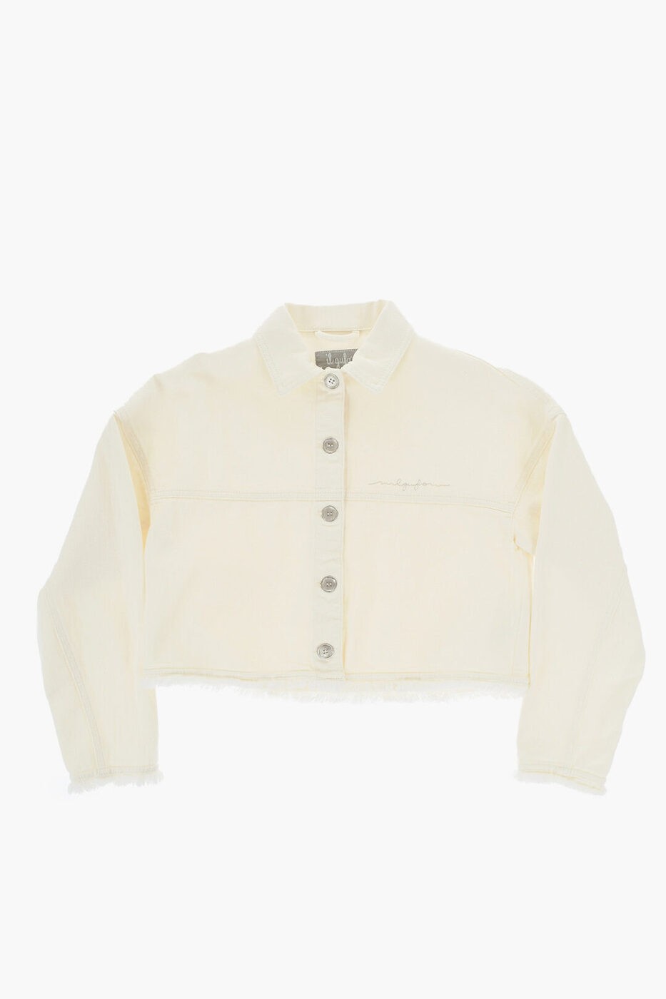 륰åե IL GUFO Х㥱å 㥱å 륺 Biker jackets FRAYED HEM DENIM JAC...