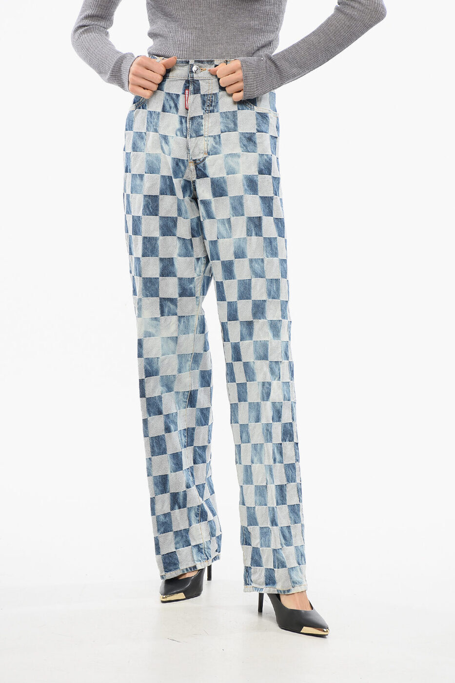 ǥ DSQUARED2 ǥ˥ ǥ Jeans CHECKED SAN DIEGO FIT DENIMS 25CM ...