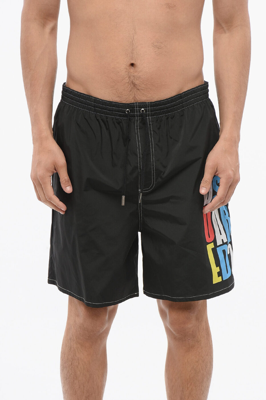 ディースクエアード DSQUARED2 水着 スイムウェア メンズ Swimwear SWIMSHORTS WITH MULTICOLORED PRINT S82D7BM1 SJ4600 001 関税 送料無料 ラッピング無料 2020SS dk