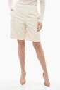 【1000円OFFクーポン配布中!!】 イヴ サンローラン SAINT LAURENT PARIS ズボン パンツ レディース Trousers VIRGIN WOOL TONE SUR TONE STRIPED SHORTS 648747 Y1A57 9601 関税 送料無料 ラッピング無料 2020SS dk