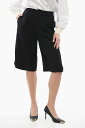 【1000円OFFクーポン配布中!!】 アミアレクサンドルマテュッシ AMI ALEXANDRE MATTIUSSI ズボン パンツ レディース Trousers WOOL BLEND PLEATED SHORTS FSO305VI0007 001 関税 送料無料 ラッピング無料 2020SS dk