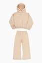 ナイキ NIKE KIDS ズボン パンツ ガールズ Trousers VELVET SWEATSHIRT AND JOGGERS SET WITH ALL-OVER LOGO 36M475-X5C 関税 送料無料 ラッピング無料 2020AW dk