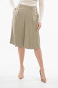 【1000円OFFクーポン配布中!!】 アミアレクサンドルマテュッシ AMI ALEXANDRE MATTIUSSI ズボン パンツ レディース Trousers WOOL BLEND PLEATED SHORTS FSO305 VI0007 2811 関税 送料無料 ラッピング無料 2020SS dk