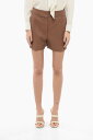 【1000円OFFクーポン配布中!!】 フェンディ FENDI ズボン パンツ レディース Trousers GRAINED LEATHER PLEATED SHORTS FPP813ARTZ F1NY9 関税 送料無料 ラッピング無料 2020SS dk