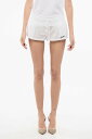 【1000円OFFクーポン配布中!!】 アティコ ATTICO ズボン パンツ レディース Trousers LIGHTWEIGHT COTTON SHORTS WITH CONTRASTING LOGO 243WCP165C085 001 関税 送料無料 ラッピング無料 2020SS dk