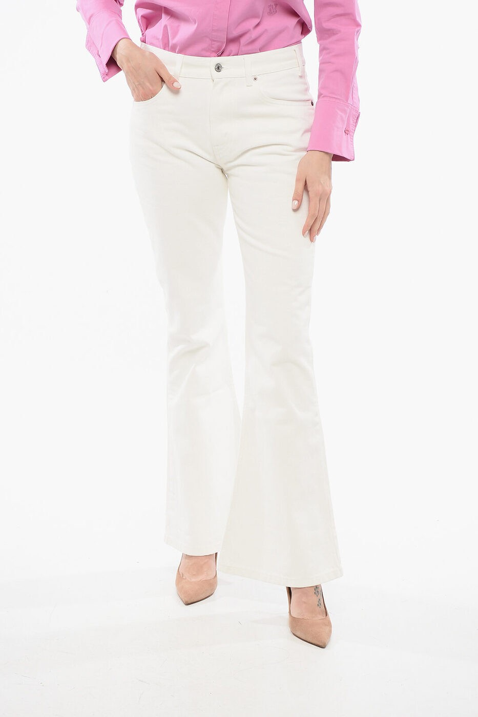 ꡼ CELINE ǥ˥ ǥ Jeans COTTON BOOTCUT DENIMS WITH BELT LOOPS 30CM...