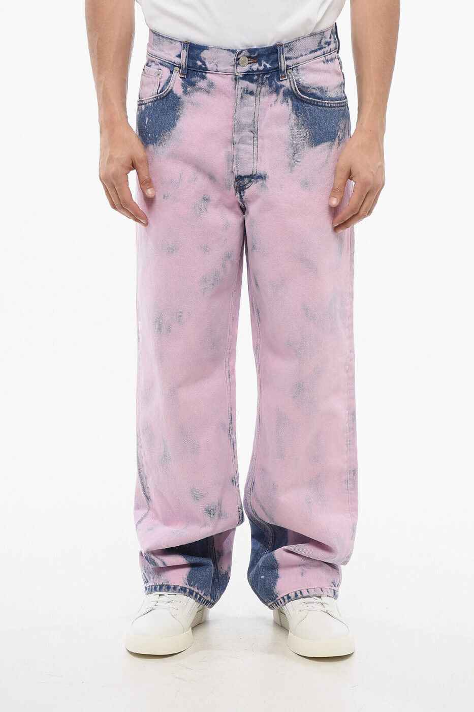 ɥꥹ  Υåƥ DRIES VAN NOTEN ǥ˥  Jeans TIE DYE COTTON PINE DENIMS ...