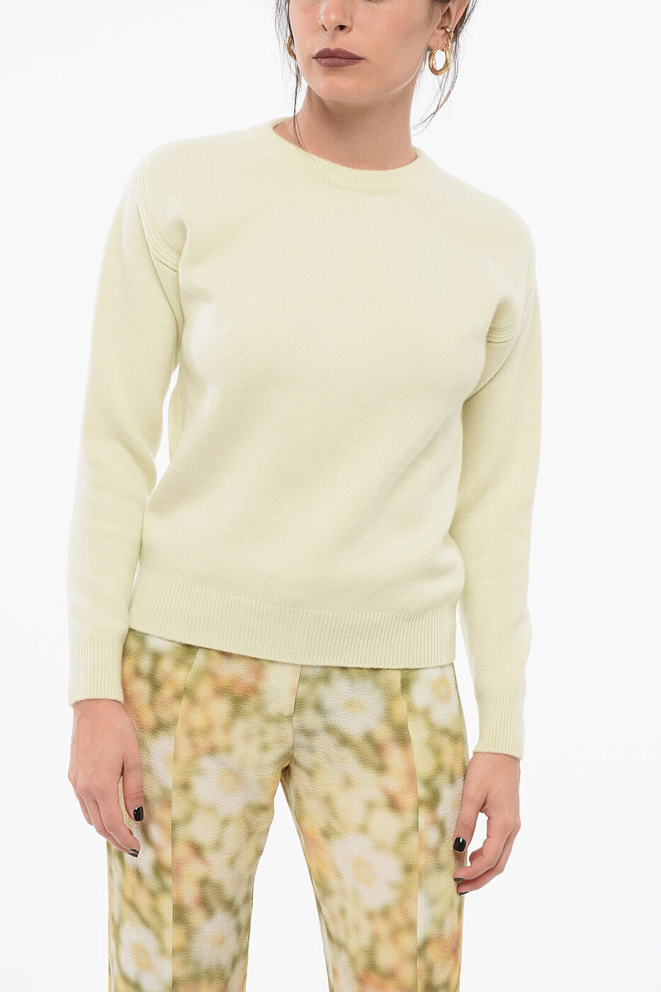 ե SA SU PHI  ˥åȥ ǥ Knitwear CREW NECK PURE CASHMERE SWE...