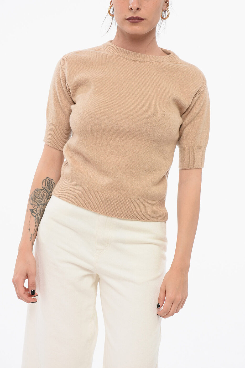 ݥȺ4!! ե SA SU PHI  ˥åȥ ǥ Knitwear CREW NECK PU...