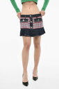 ディースクエアード DSQUARED2 スカート レディース Skirts DOUBLE FABRIC MINISKIRT WITH PLEATES S75MA0894 S78154 001F 関税 送料無料 ラッピング無料 2020SS dk