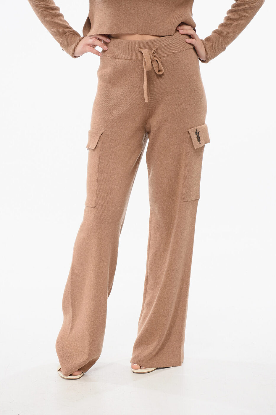 ߥ AMIRI ܥ ѥ ǥ Trousers CASHMERE BLEND CARGO PANTS WITH ELAST...