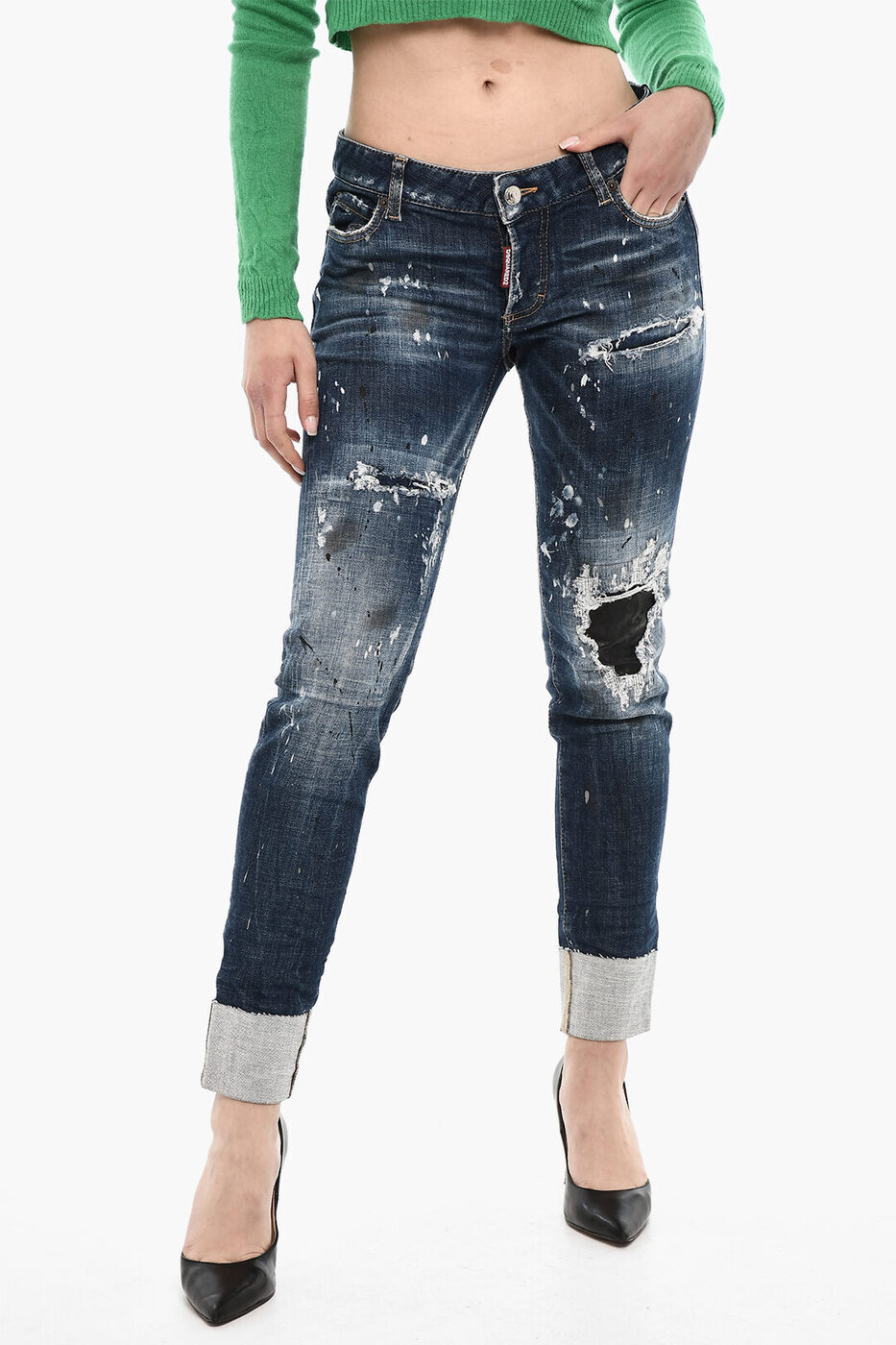 ǥ DSQUARED2 ǥ˥ ǥ Jeans VINTAGE EFFECT REGULAR JEANS WITH ...