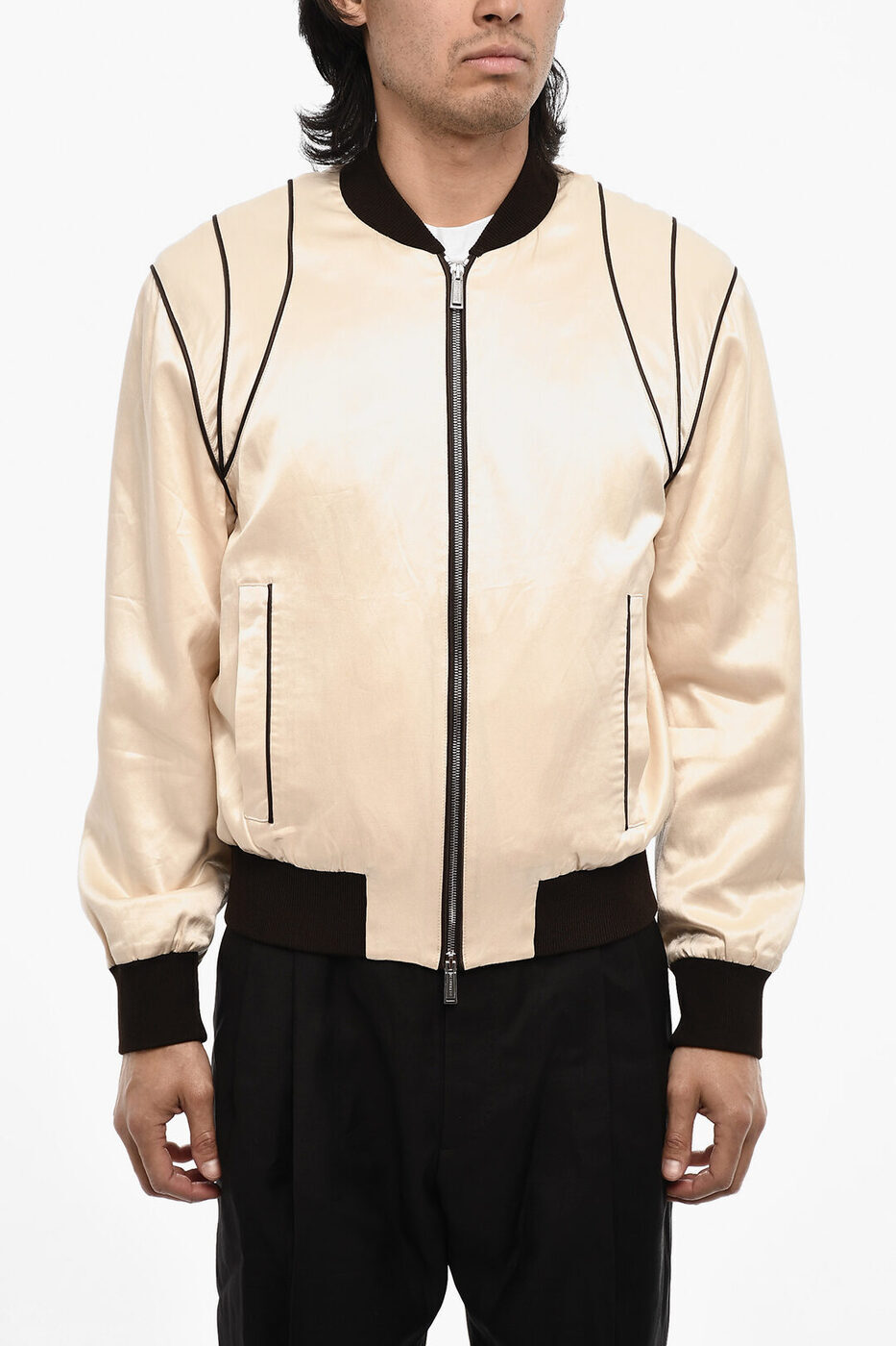 ǥ DSQUARED2 åȥ ȥ졼ʡ  Sweatshirts SATIN SWEATSHIRT WI...