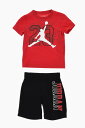 【本日ポイント4倍!!】 ナイキ NIKE KIDS パンツ ボーイズ Cargo trousers AIR JORDAN CREW-NECK T-SHIRT AND SHORTS SET WITH PRINTED LOG 85B213-023 関税 送料無料 ラッピング無料 2020SS dk