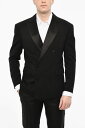 【1000円OFFクーポン配布中!!】 ディースクエアード DSQUARED2 フォーマル スーツ メンズ Formal Outfits WOOL BLEND DOUBLE BREASTED BLAZER WITH SATIN PEAK LAPEL S74BN1191 S52152 900 関税 送料無料 ラッピング無料 2020AW dk