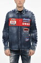 ディースクエアード DSQUARED2 ジャケット メンズ Jackets DENIM OVERSHIRT WITH PATCHES S74DM0797 S30341 470 関税 送料無料 ラッピング無料 2020SS dk