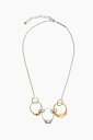 ディースクエアード DSQUARED2 ジュエリー メンズ Jewelry BRASS NECKLACE WITH RING CHARMS EMBELLISHED WITH ZIRCONIAS NEM0240 59400001 F177 関税 送料無料 ラッピング無料 dk
