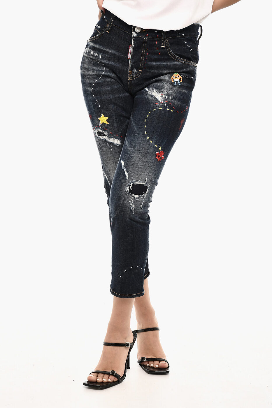 1000OFF!! ǥ DSQUARED2 ǥ˥ ǥ Jeans REGULAR WAIST DIS...