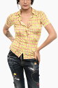 ディースクエアード DSQUARED2 シャツ レディース Shirts SLIM FIT CHECKED CASUAL SHIRT S72DL0716 S24523 002S 関税 送料無料 ラッピング無料 2020SS dk