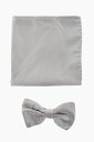 コルネリアーニ CORNELIANI 蝶ネクタイ タイ ネクタイ メンズ Ties and bow ties SILK SATIN POCKET SQUARE AND BOW TIE SET 91U908 3120480 014 関税 送料無料 ラッピング無料 2020SS dk