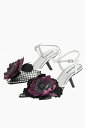 【本日ポイント4倍!!】 ディースクエアード DSQUARED2 ハイヒール パンプス レディース High heels LEATHER GOTHIC FLOWER SANDALS WITH MESH PPW0098 18900515 M403 関税 送料無料 ラッピング無料 2020SS dk