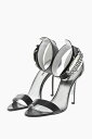 【本日ポイント4倍!!】 ディースクエアード DSQUARED2 ハイヒール パンプス レディース High heels LEATHER GOTHIC SANDAL WITH METAL LOGO 11 CM HSW0228 01500001 2124 関税 送料無料 ラッピング無料 2020SS dk