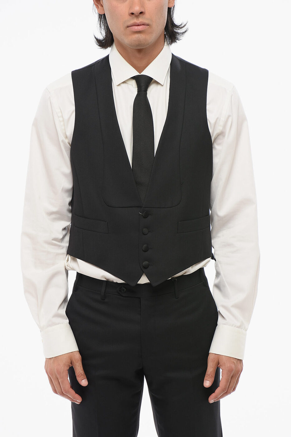 ͥꥢ CORNELIANI եޥ   Formal Outfits STITCHES LAPEL VEST WI...