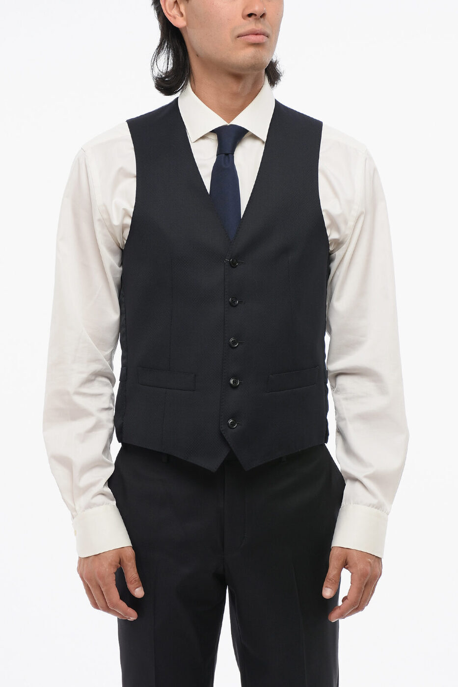 ͥꥢ CORNELIANI եޥ   Formal Outfits VIRGIN WOOL VEST WITH ...