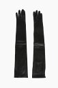 ディースクエアード DSQUARED2 ハイテクアクセサリー ファッション小物 レディース Hi-tech accessories SOLID COLOR LEATHER AND TULLE OPERA GLOVES W17GL2002 1493 2124 関税 送料無料 ラッピング無料 2020AW dk
