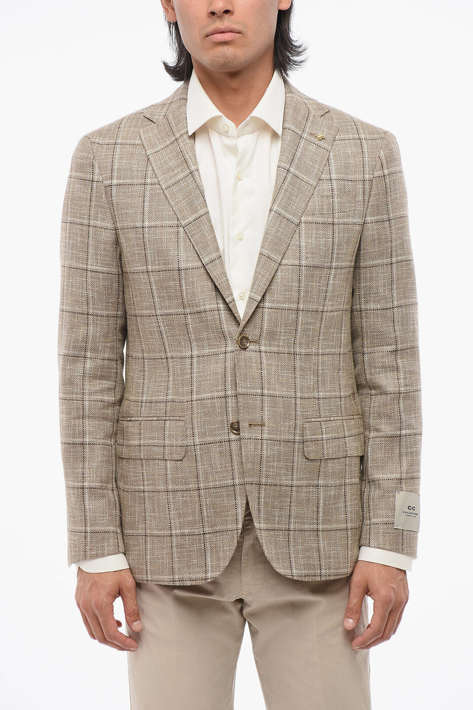 コルネリアーニ CORNELIANI フォーマル スーツ メンズ Formal Outfits CC COLLECTION HALF-LINED REFINED WINDOWPANE CHECK BLAZER 25XZ35 2566937 030 関税 送料無料 ラッピング無料 2020AW dk