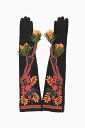 ディースクエアード DSQUARED2 ハイテクアクセサリー ファッション小物 レディース Hi-tech accessories FLORAL-MOTIF SUEDE OPERA GLOVES WITH STUDS GLW0007 10201239 M556 関税 送料無料 ラッピング無料 2020AW dk
