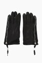 【三連休限定1000円OFF】 ディースクエアード DSQUARED2 ハイテクアクセサリー ファッション小物 レディース Hi-tech accessories LEATHER ICON GLOVES WITH SIDE ZIP GLW0026 18906809 2124 関税 送料無料 ラッピング無料 2020AW dk