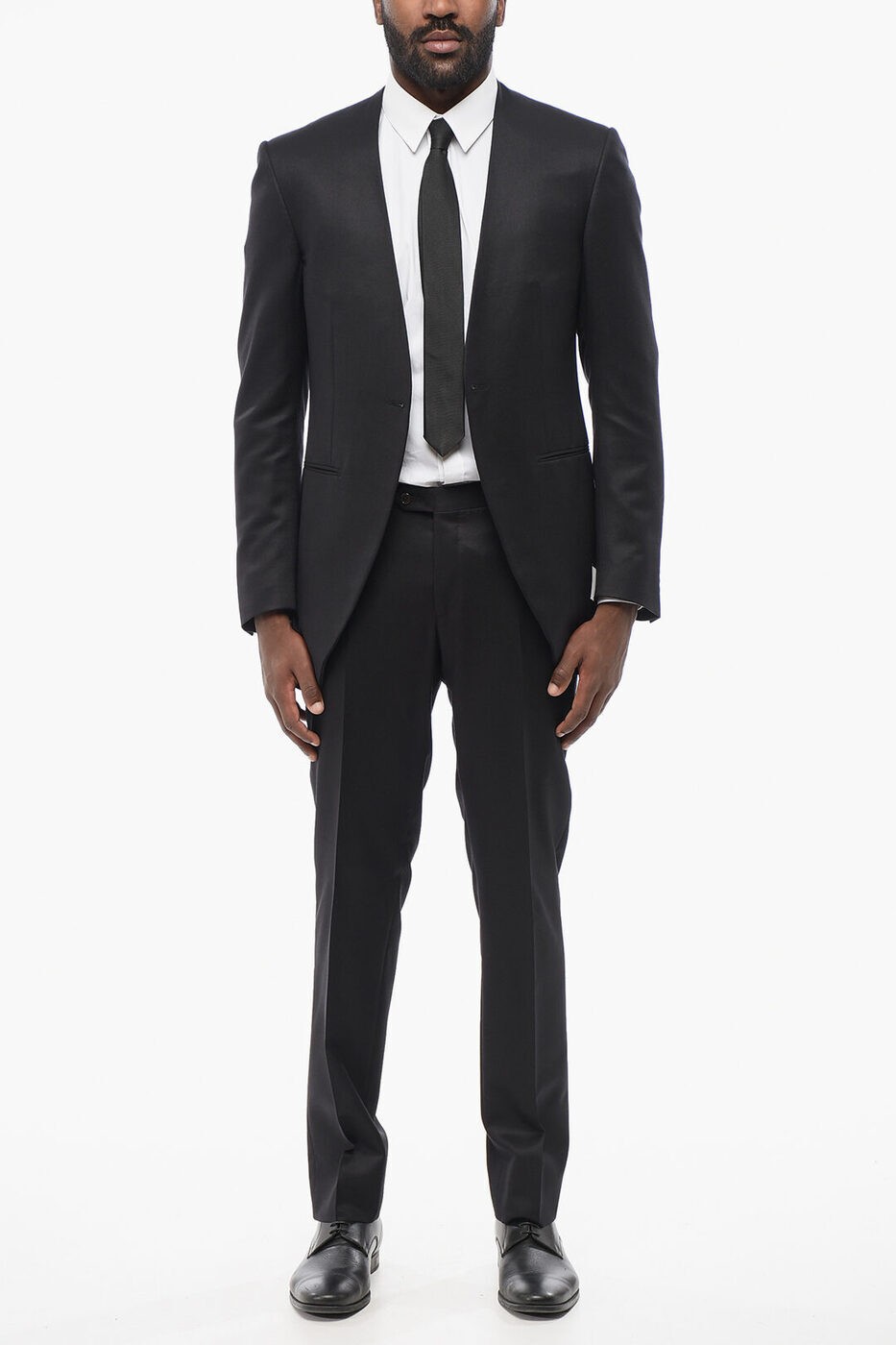 ͥꥢ CORNELIANI եޥ   Formal Outfits WOOL BLEND SUIT WITH JETTED POCKETS 74701C 5107108Z020  ̵ åԥ̵ 2020SS dk