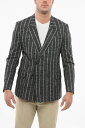 コルネリアーニ CORNELIANI フォーマル スーツ メンズ Formal Outfits CC COLLECTION UNLINED STRIPED RESET DOUBLE-BREASTED BLAZER 91XZ27 3166531 013 関税 送料無料 ラッピング無料 2020SS dk