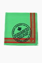 ディースクエアード DSQUARED2 ハイテクアクセサリー ファッション小物 メンズ Hi-Tech Accessories COTTON BANDANA WITH BEAVER PRINT FUM0008 08CS0040 8077 関税 送料無料 ラッピング無料 2020SS dk
