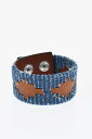ディースクエアード DSQUARED2 ジュエリー メンズ Jewelry LEATHER BRACELET WITH DENIM TRIMS ARM0151 12905478 M2500 関税 送料無料 ラッピング無料 dk