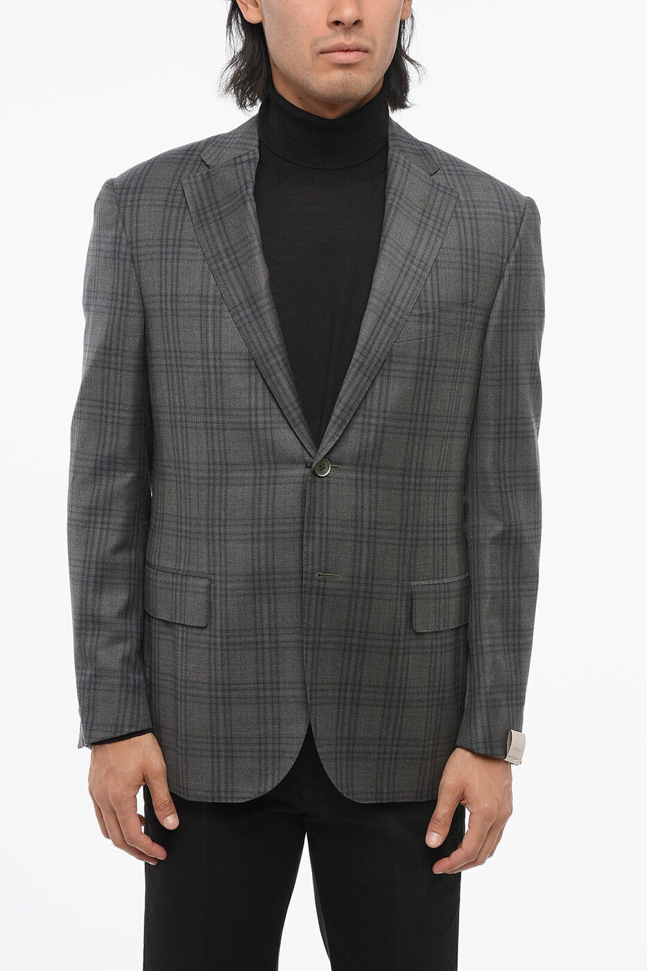 ͥꥢ CORNELIANI եޥ   Formal Outfits WOOL BLEND SINGLE BLAZER BREASTED WITH FLAP POCKETS 846252 9816268 013  ̵ åԥ̵ 2020AW dk