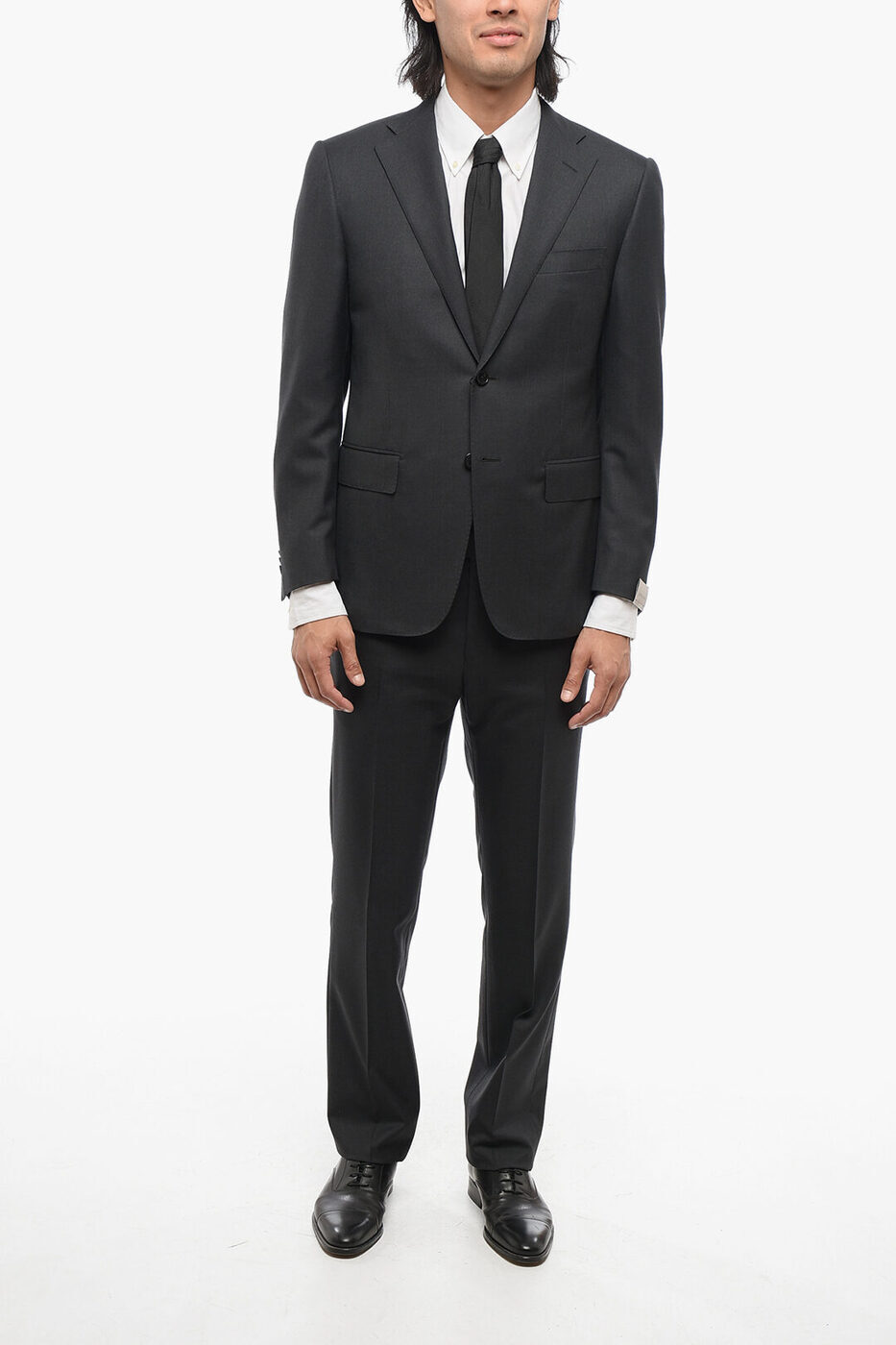 ͥꥢ CORNELIANI եޥ   Formal Outfits MELANGE VIRGIN WOOL SU...