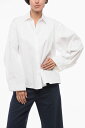 エンポリオ アルマーニ EMPORIO ARMANI シャツ レディース Shirts EMPORIO POPELINE SHIRT WITH MAXI SLEEVES 3D2C73 2NN6Z 0100 関税 送料無料 ラッピング無料 2020SS dk