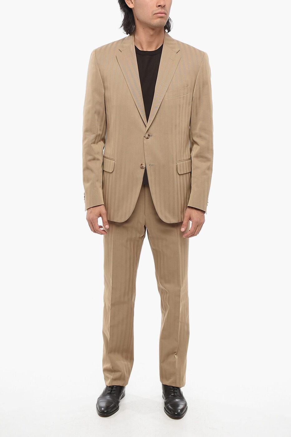 ͥꥢ CORNELIANI եޥ   Formal Outfits SINGLE BREASTED COTTON...