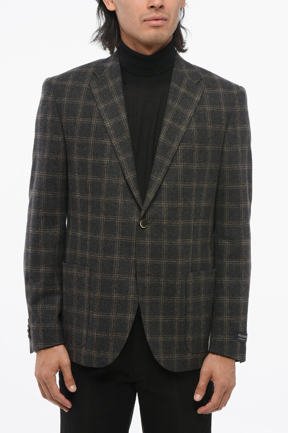 FULL TIME եޥ   Formal Outfits CHECKERED MOTIF WOOL SINGLE BRE...