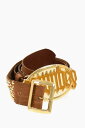 ディースクエアード DSQUARED2 ベルト レディース Belts LEATHER BELT EMBELLISHED WITH GOLD STUDS AND GOTHIC DSQUARED BEW0402 12900001 M2049 関税 送料無料 ラッピング無料 dk