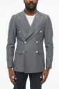 コルネリアーニ CORNELIANI フォーマル スーツ メンズ Formal Outfits CC COLLECTION SIDE VENTS PEAK LAPEL DOUBLE BREASTED BLAZER 85XZ90 0166906 001 CORNELIANI WHITE BUTTONS 関税 送料無料 ラッピング無料 2020SS dk