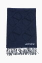 【三連休限定1000円OFF】 バレンチノ VALENTINO ハイテクアクセサリー ファッション小物 レディース Hi-tech accessories VIRGIN WOOL AND CASHMERE SCARF WITH ALL-OVER MONOGRAM AND FR 5W2ER028KBL/KUD 関税 送料無料 ラッピング無料 2020AW dk