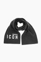 【三連休限定1000円OFF】 ディースクエアード DSQUARED2 ハイテクアクセサリー ファッション小物 メンズ Hi-Tech Accessories WOOL ICON SCARF WITH EMBOSSE LOGO KNM0011 01W04331 M1990 関税 送料無料 ラッピング無料 2020AW dk