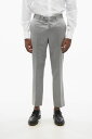 コルネリアーニ CORNELIANI ズボン パンツ メンズ Trousers HAIRLINE STRIPED VIRGIN WOOL AND SILK CERIM.LEADER PANTS 738085 3117153 011 PANTS 関税 送料無料 ラッピング無料 2020SS dk