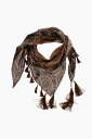 【三連休限定1000円OFF】 ディースクエアード DSQUARED2 ハイテクアクセサリー ファッション小物 メンズ Hi-Tech Accessories PRINTED SILK FOULARD WITH FRINGES FUM0020 09S05775 5080 関税 送料無料 ラッピング無料 2020AW dk