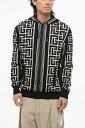 バルマン BALMAIN セーター ニットウェア メンズ Knitwear HOODED WOOL BLEND SWEATER WITH ALL-OVER MONOGRAM XH1JR070KB34GFE 関税 送料無料 ラッピング無料 2020AW dk