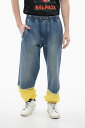 【1000円OFFクーポン配布中!】 バルマン BALMAIN デニム メンズ Jeans BALMAIN X POKEMON DENIM GAUCHO SHORTS WITH ELASTIC WAISTBAND YH3MD020DB94 6FF 関税 送料無料 ラッピング無料 2020SS dk