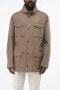 ブルネロ クチネリ BRUNELLO CUCINELLI ジャケット メンズ Jackets MULTIPOCKETED SILK AND LINEN OVERSHIRT WITH REMOVABLE HOOD MB4086113 TB408 CMU41 関税 送料無料 ラッピング無料 2020SS dk